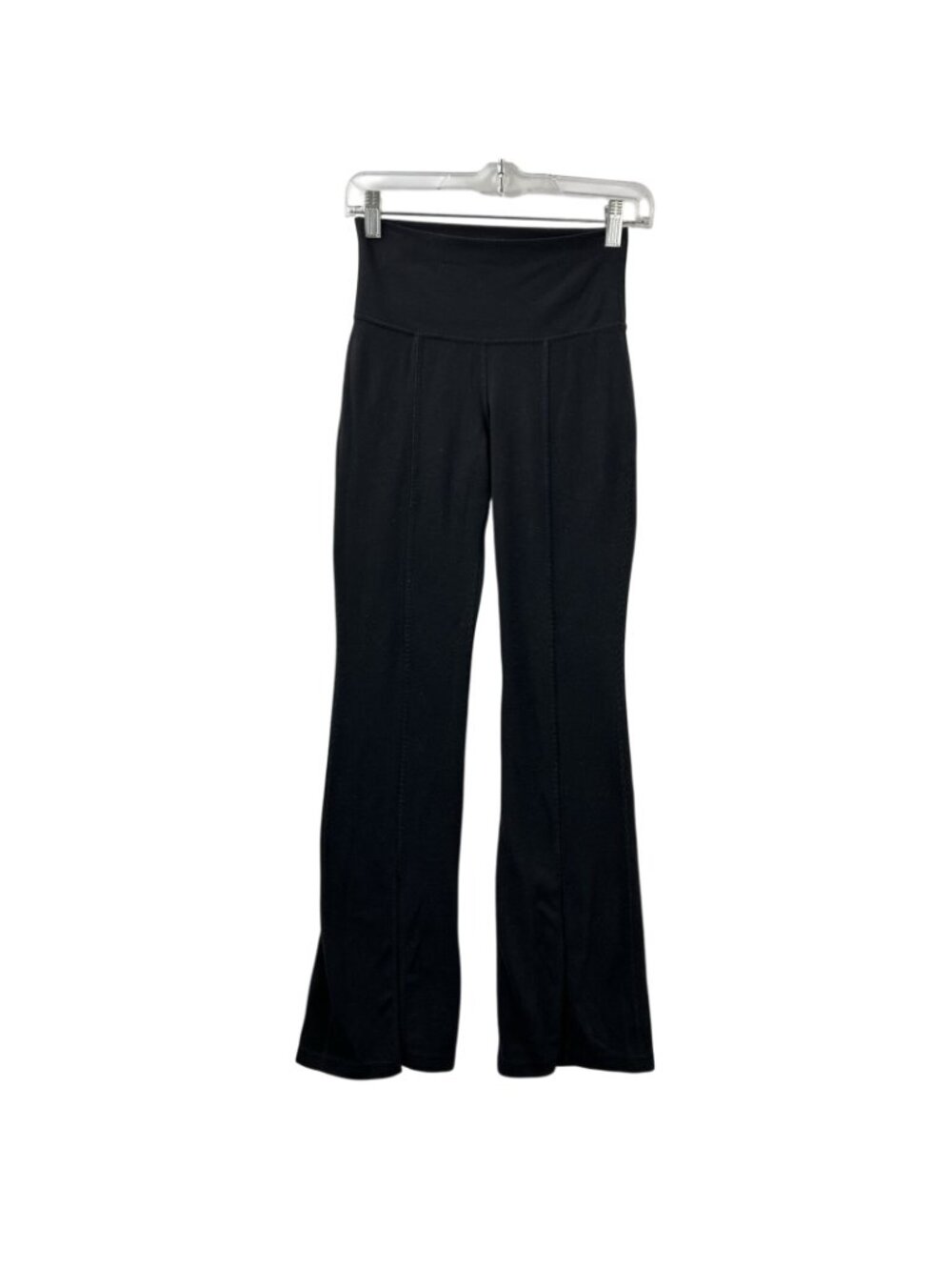 Aritzia TnAction Split Hi-Rise Long Flared Leggings Womens Size Small Black - Picture 3 of 16